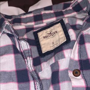 Hollister Plaid button up